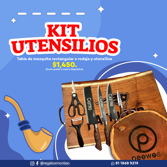 Kit utensilios