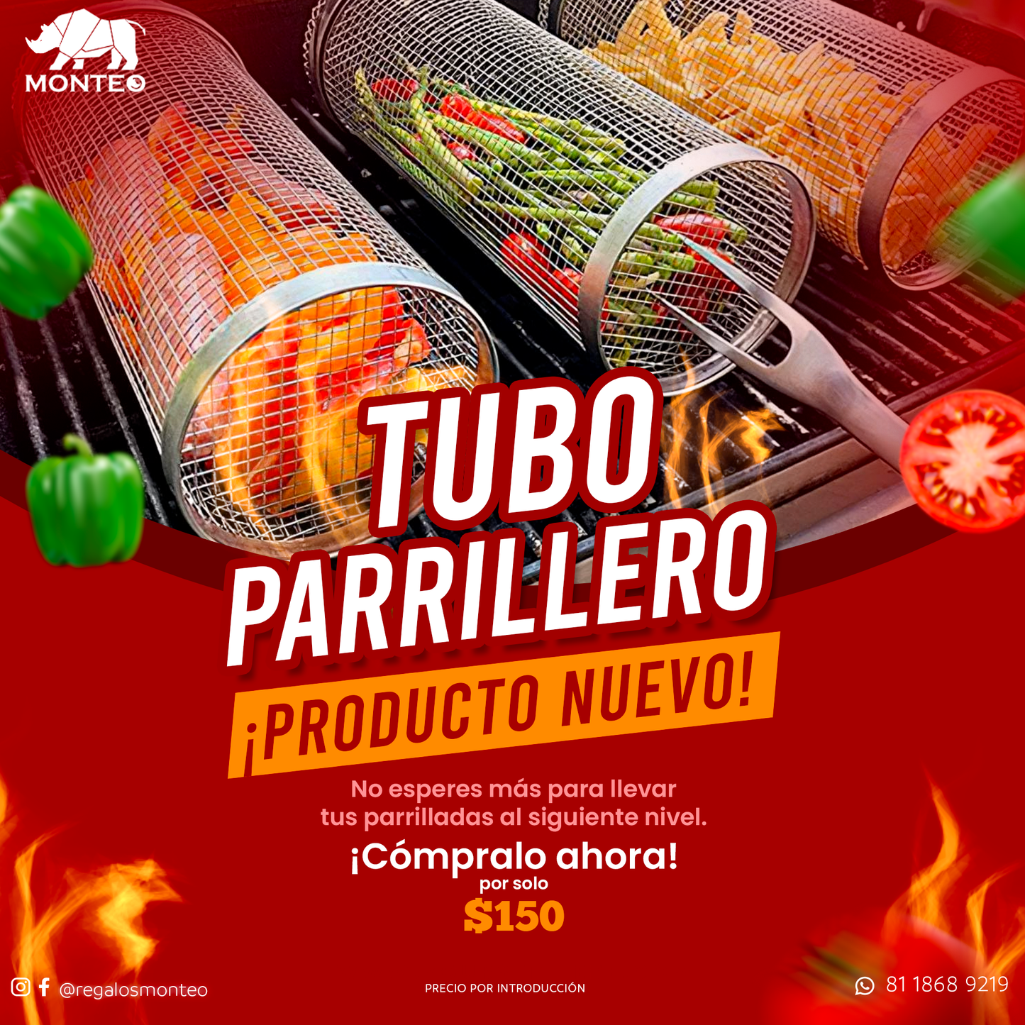 Tubo parrillero